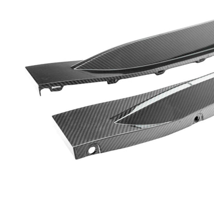 3×3 3K Twill Dry Carbon Fiber OEM Style Side Skirts for BMW G80/G81 M3 & G82/G83 M4 | Drilling Mount