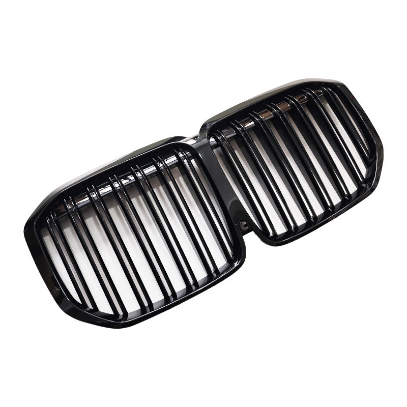 Double-Slat Front Grille for BMW X7 G07 (2020 - 2022), Glossy Black