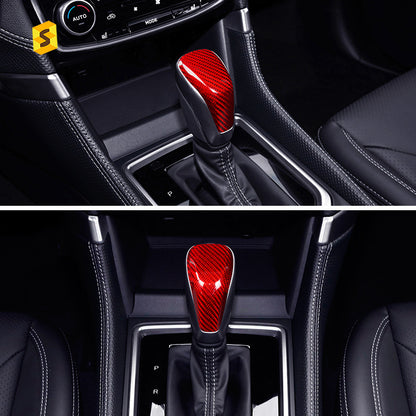 Real Carbon Fiber Gear Shift Knob Cover for Subaru Forester