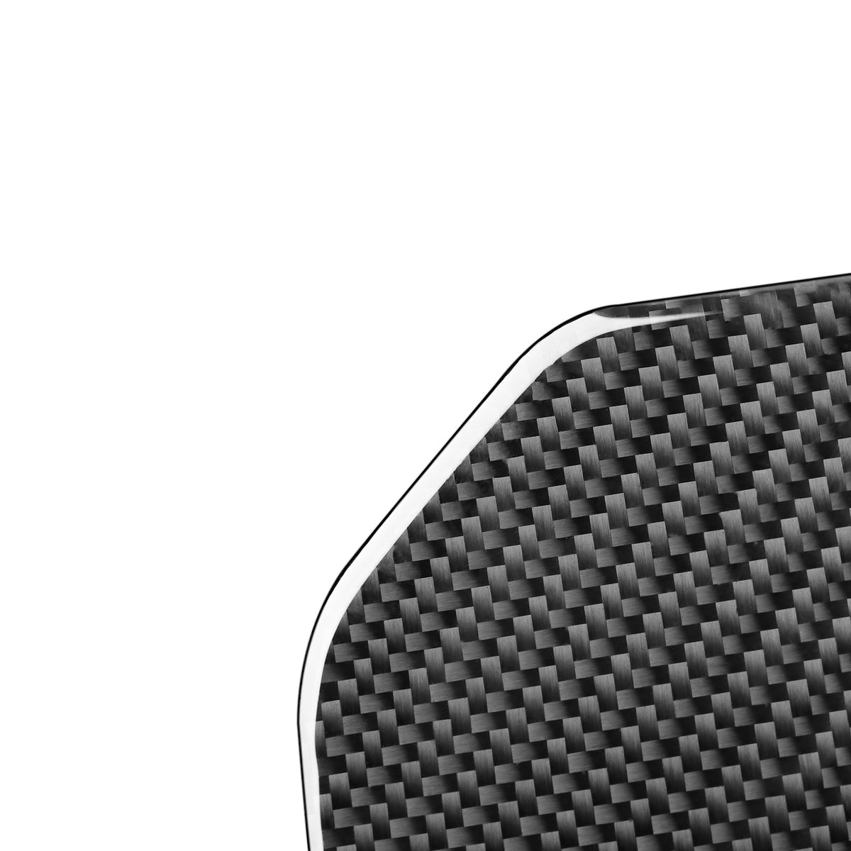 Prepreg Dry Carbon 3*3 3K Carbon Fiber Interior Dashboard Non-slip Groove Mat Trim for Toyota Tundra XK50 Facelift (2014-2021)