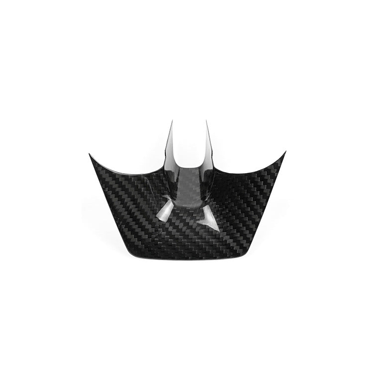 Real Dry Carbon Fiber Steering Wheel Lower Trim for Chevrolet Camaro (2012 - 2015)