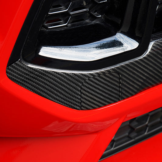 Real Carbon Fiber Front Grille Lower Trim for Ford (alternate view 3)