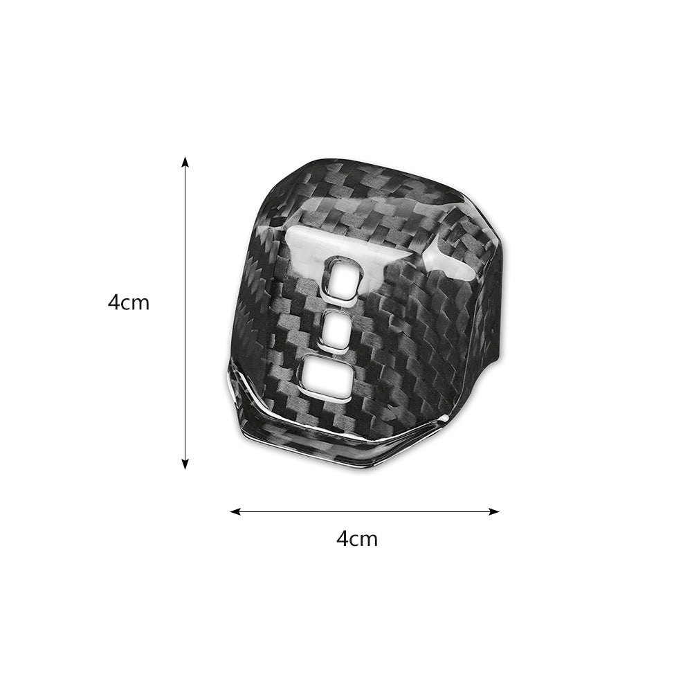 Real Dry Carbon Fiber Gear Shift Knob Cover for Volkswagen Golf 8 (2021 - 2023)