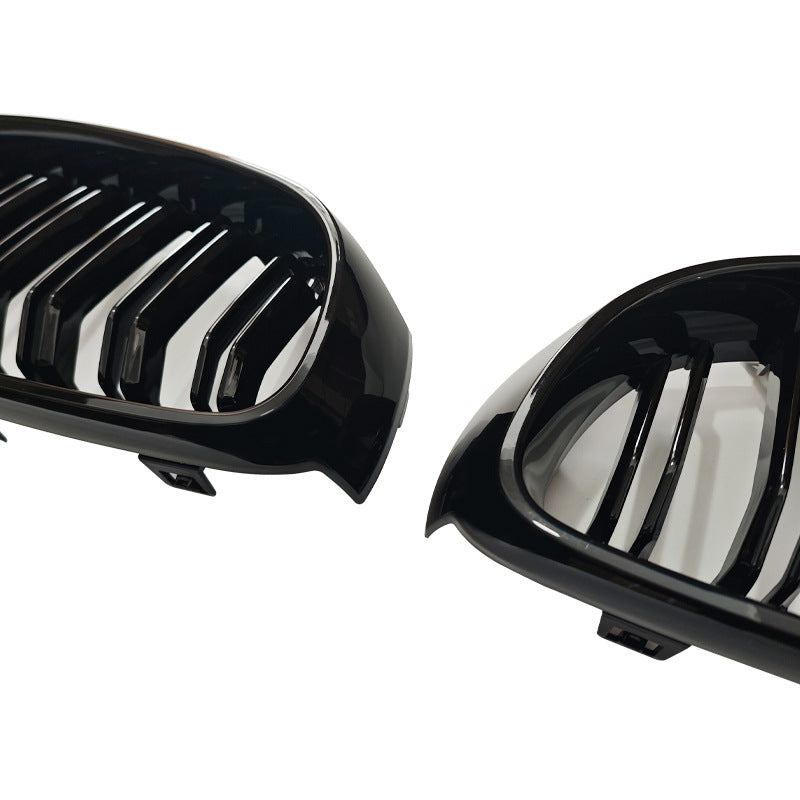 Double-Slat Front Grille for BMW / BMW 3 Series F34 (2013 - 2019), Glossy Black