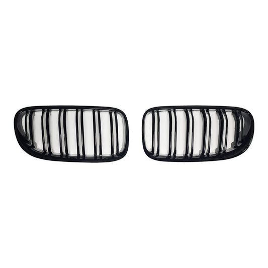 Double-Bar Post-Facelift Front Grille for BMW 3 Series E92 (alternate view 2)