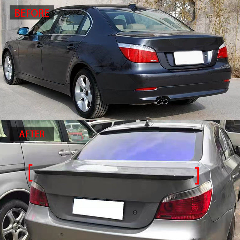 M5-Style Rear Wing Spoiler for BMW 5 Series E60 (2005 - 2011), Glossy Black