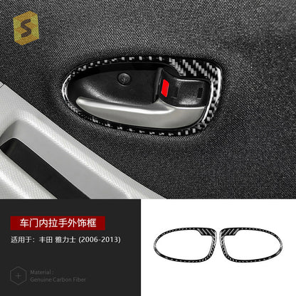 Real Carbon Fiber Decorative Trim Kit for Toyota Yaris (2006 - 2013)
