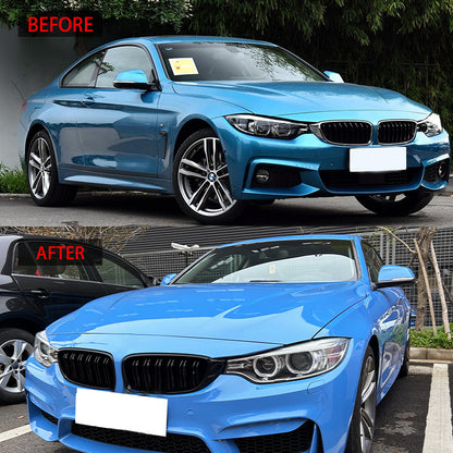 适用于宝马2013-2019款4系F32 F33 F36双线中网 原车替换