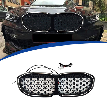 Diamond-Star Meteor Front Grille for BMW 1 Series F40 (2020 - 2024), Full Black