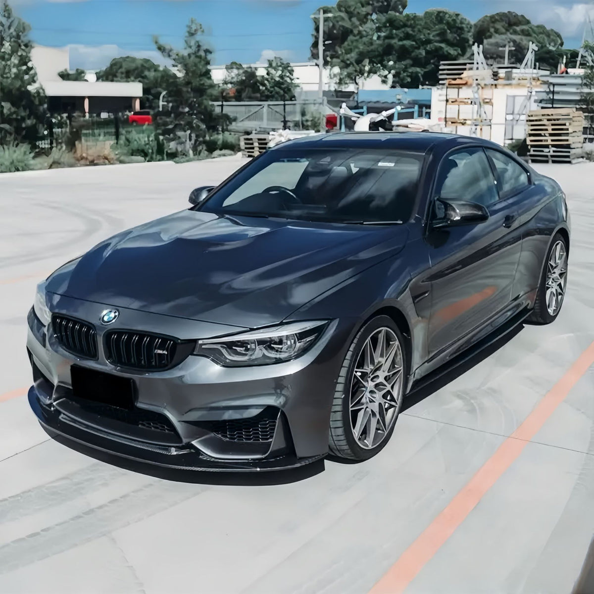 GT4 Style Dry Carbon Front Lip for BMW M3 F80 M4 F82