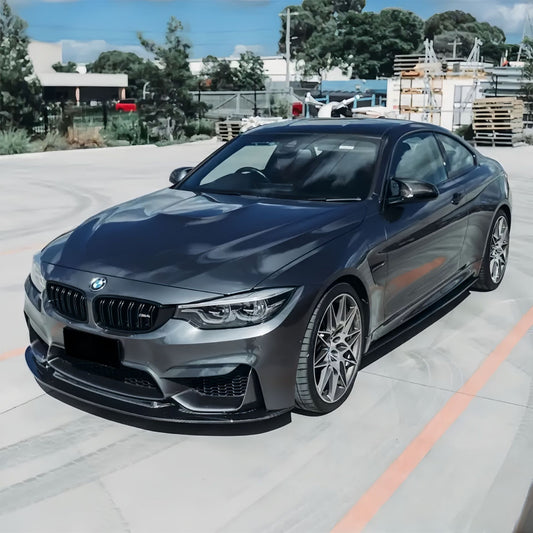 GT4 Style Dry Carbon Fiber Front Lip for BMW M3 F80 / M4 F82 (2014 - 2020)