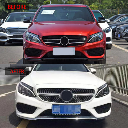 Diamond-Star Low Spec Front Grille for Mercedes-Benz C-Class W205 (2015 - 2018)