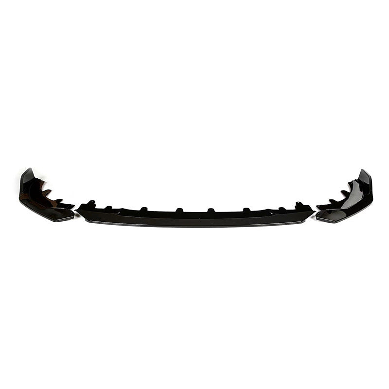 3-Section MP-Style Front Lip Spoiler for BMW 2 Series G42 (2021 - 2026), Glossy Black