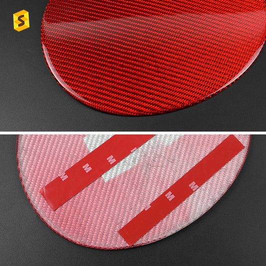 Real Carbon Fiber Fuel Door Cover for Subaru WRX (2022+) (alternate view 4)