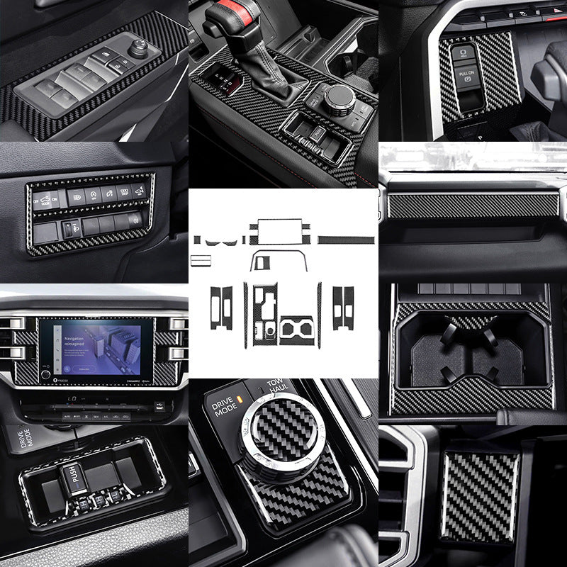 Epoxy Resin Carbon Fiber Interior Trim Kit for Toyota Tundra (2022 - 2023)