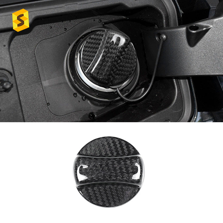 Real Carbon Fiber Fuel Door Cover for BMW / GM (Universal)