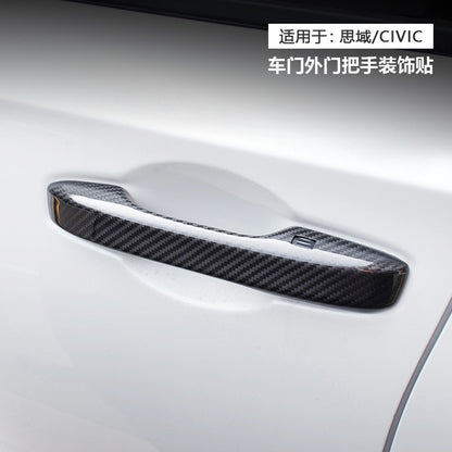 Real Carbon Fiber Door Handle Cover for Honda Civic 11th Gen (2022 - 2023)