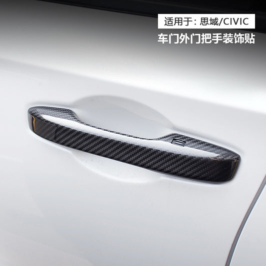 Real Carbon Fiber Door Handle Cover for Honda Civic 11th Gen (2022 - 2023)