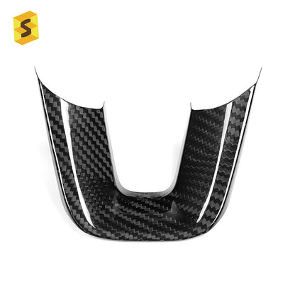Real Carbon Fiber Steering Wheel Lower Trim for Dodge Durango (2015 - 2023)