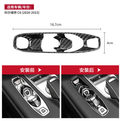 Real Carbon Fiber Decorative Trim for Corvette C8