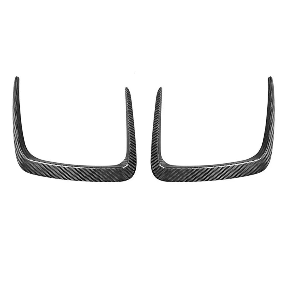 3×3 3K Twill Weave Dry Carbon Fiber Hood Vent Trim Cover for G80 M3 & G82 M4 (Stick-on)