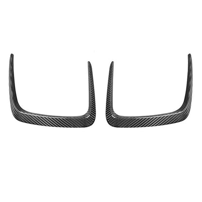 3×3 3K Twill Weave Dry Carbon Fiber Hood Vent Trim Cover for G80 M3 & G82 M4 (Stick-on)