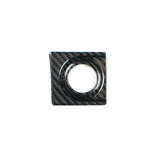Real Carbon Fiber Ignition Start Frame Trim for Ford F-150 (alternate view 5)