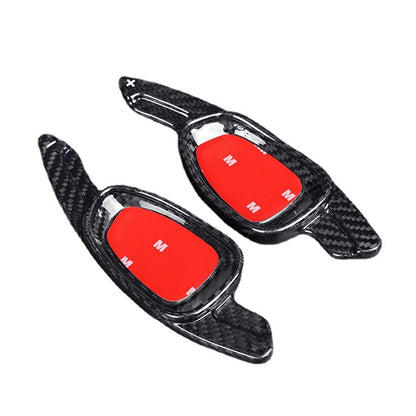 Carbon Fiber Steering Wheel Shift Paddle Cover for Audi A5 / S3 / SQ5 / RS6