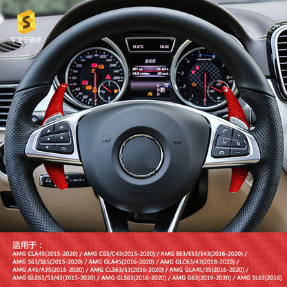 Carbon Fiber Steering Wheel Shift Paddle Cover for Mercedes-Benz AMG (All)