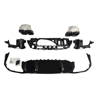 E63-Style Rear Diffuser Lip for Mercedes-Benz E-Class W213 (2021 - 2023)