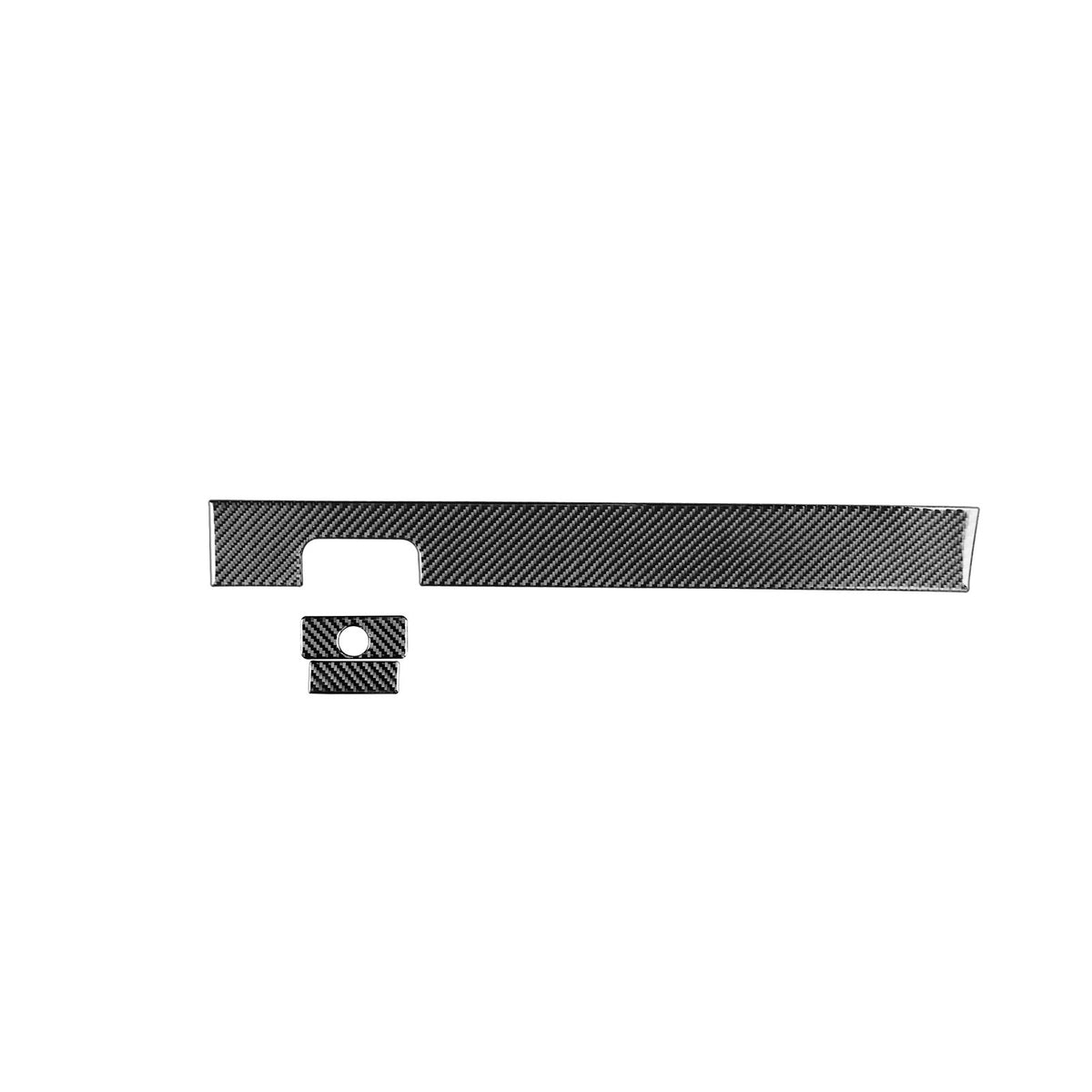 Prepreg Dry Carbon 3*3 3K Carbon Fiber Interior Passenger Side Glove Box Cover Trim for Toyota Tundra XK50 Facelift (2014-2021)