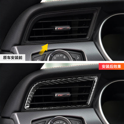 Real Carbon Fiber Air Vent Trim for Ford / Ford Mustang (2015 - 2023)