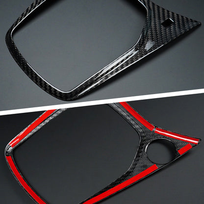 Real Carbon Fiber Gear Shift Panel Frame for Ford Fiesta ST (2018 - 2023) / Ford Fiesta ST MK8 / 8.5 (3-Door)