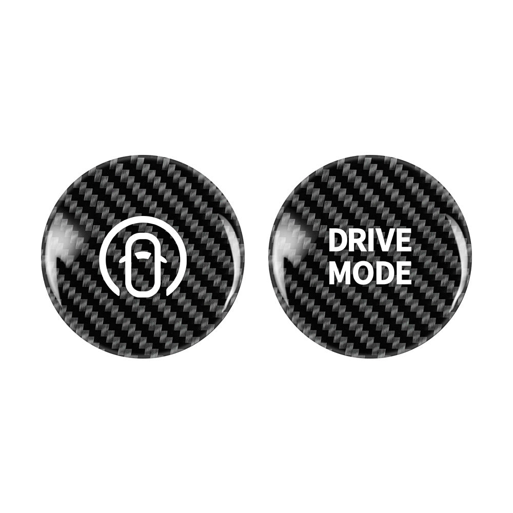 Real Carbon Fiber Steering Wheel Mode Button Trim for Xiaomi SU7
