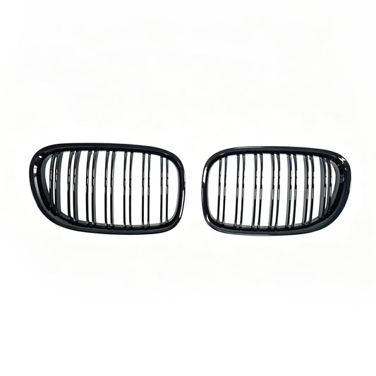 Double-Slat Front Grille for BMW 7 Series F01 (2007-2014) (alternate view 2)