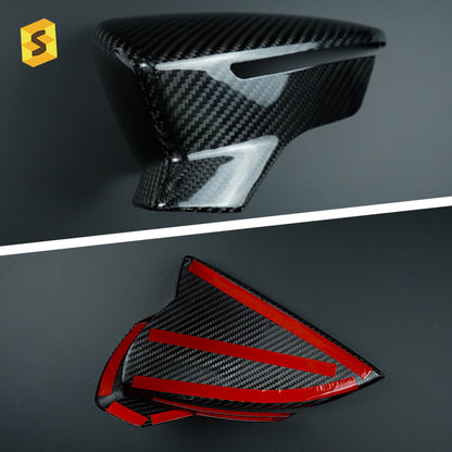 Real Carbon Fiber Side Mirror Cover for SEAT Leon (2013 - 2019)