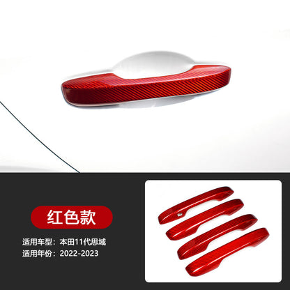 Real Carbon Fiber Door Handle Cover for Honda Civic 11th Gen (2022 - 2023)