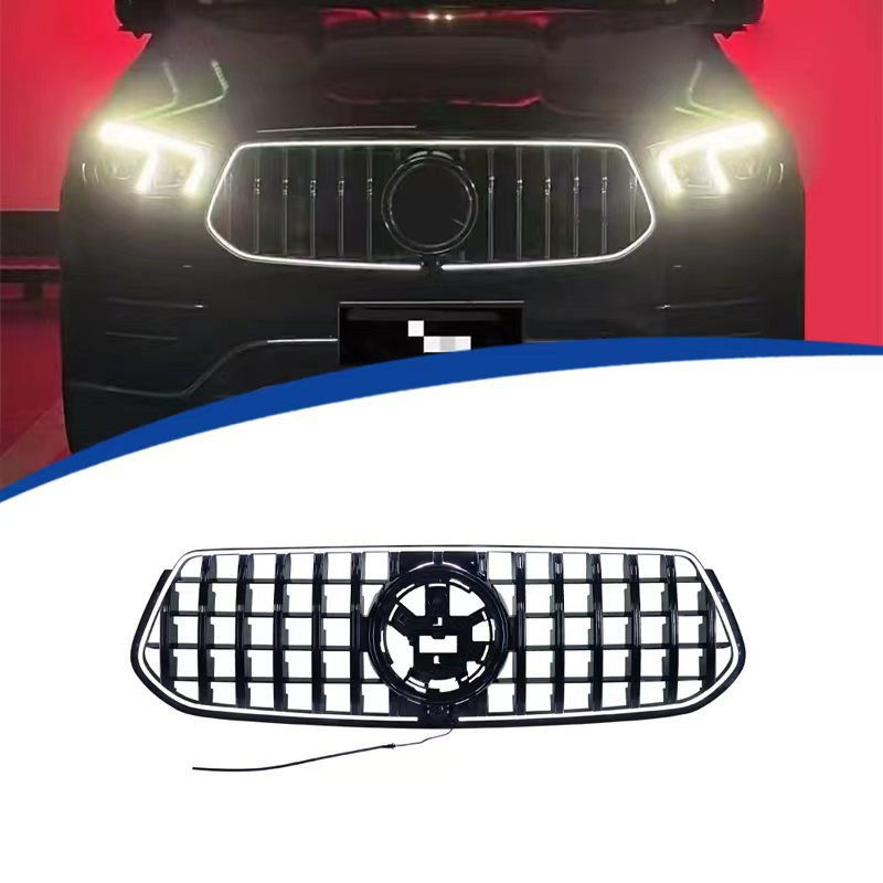 LED Illuminated GT Vertical-Bar Front Grille for Mercedes-Benz GLE / Mercedes-Benz GLE-Class W167 (2020 - 2023)