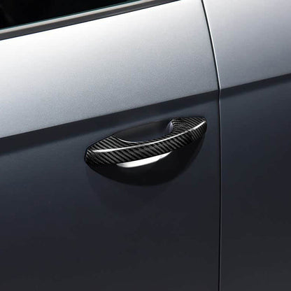 Real Carbon Fiber Exterior Door Handle Cover for SEAT Leon (2017 - 2020)