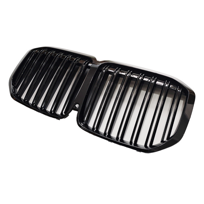 Double-Slat Front Grille for BMW X7 G07 (2020 - 2022), Glossy Black