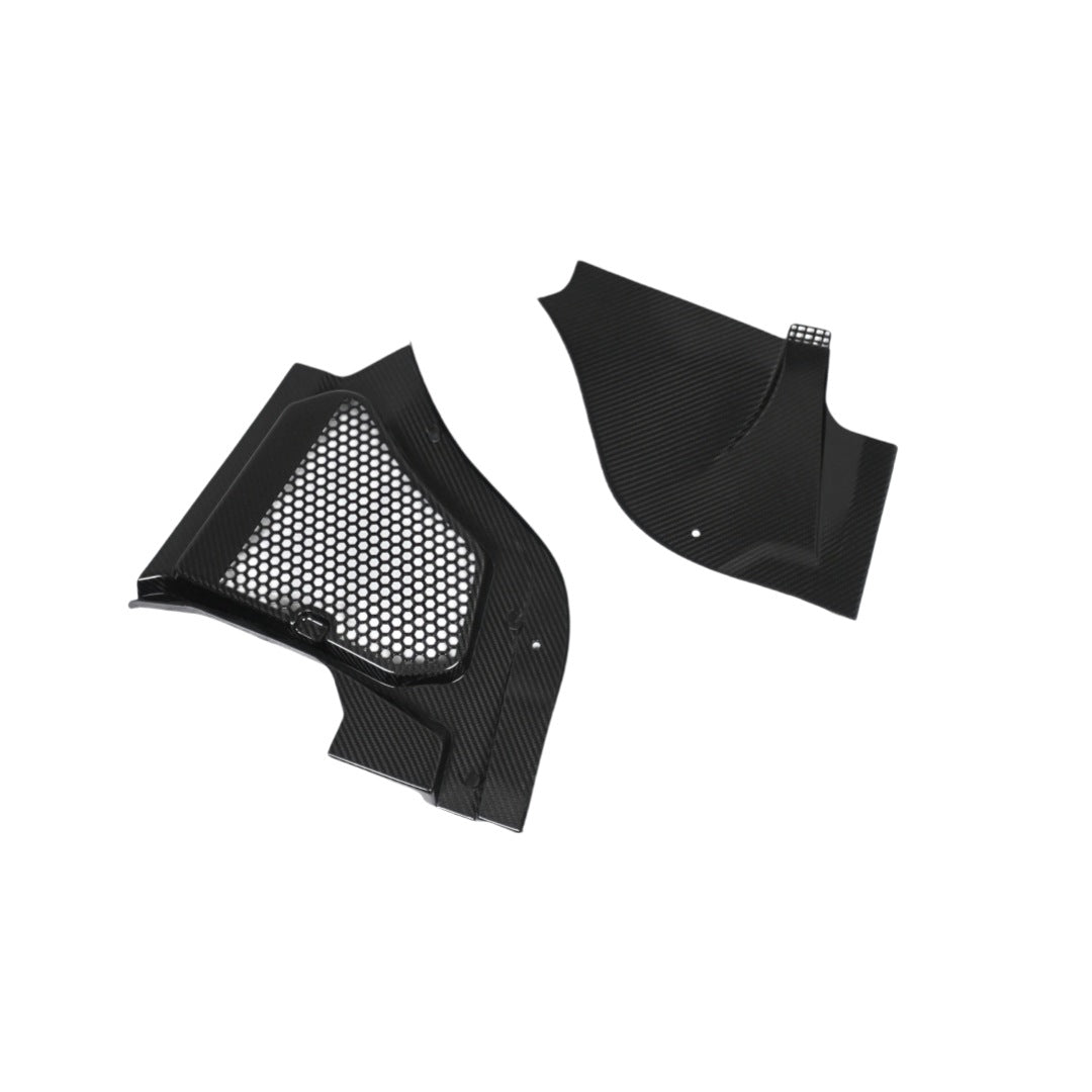 适用宝马G90 G99 M5干碳纤维机舱发动机盖水箱污水护板DRYCARBON