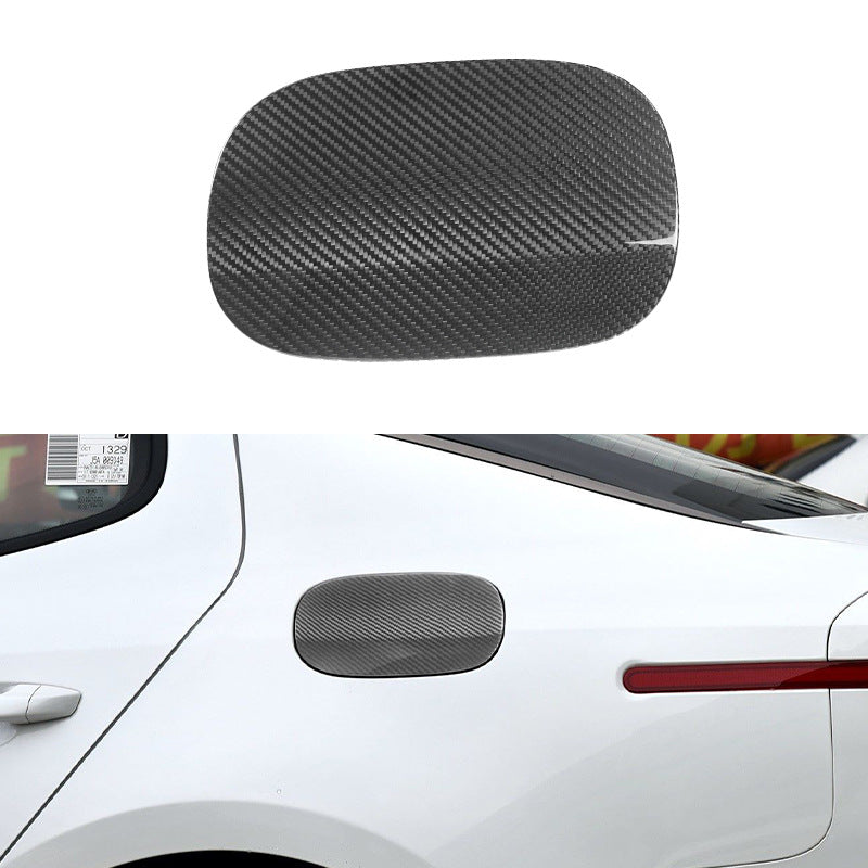 Real Carbon Fiber Fuel Door Cover for Kia Stinger (2018)