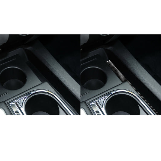 Carbon Fiber Center Console Cup Holder for Toyota Tundra (alternate view 2)