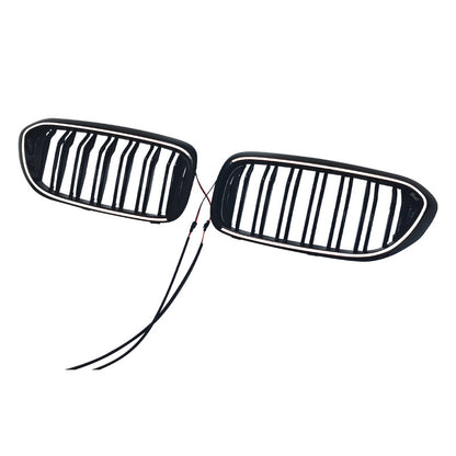 LED Illuminated Double-Slat Front Grille for BMW 5 Series G30 (2017 - 2020)