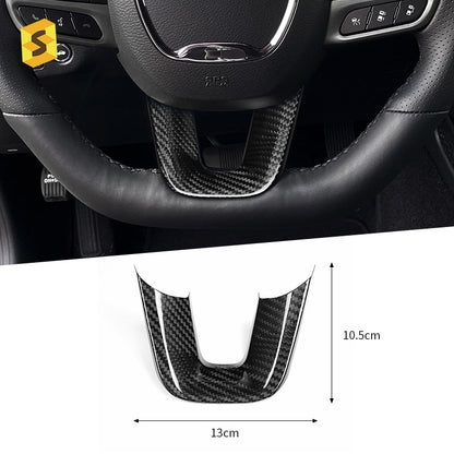 Real Carbon Fiber Steering Wheel Lower Trim for Dodge Durango (2015 - 2023)