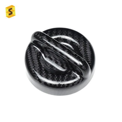 Real Carbon Fiber Engine Oil Cap Cover for Fiat