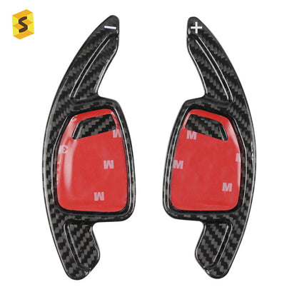 Carbon Fiber Steering Wheel Shift Trim for Audi RS4 / RS5 (2020+)