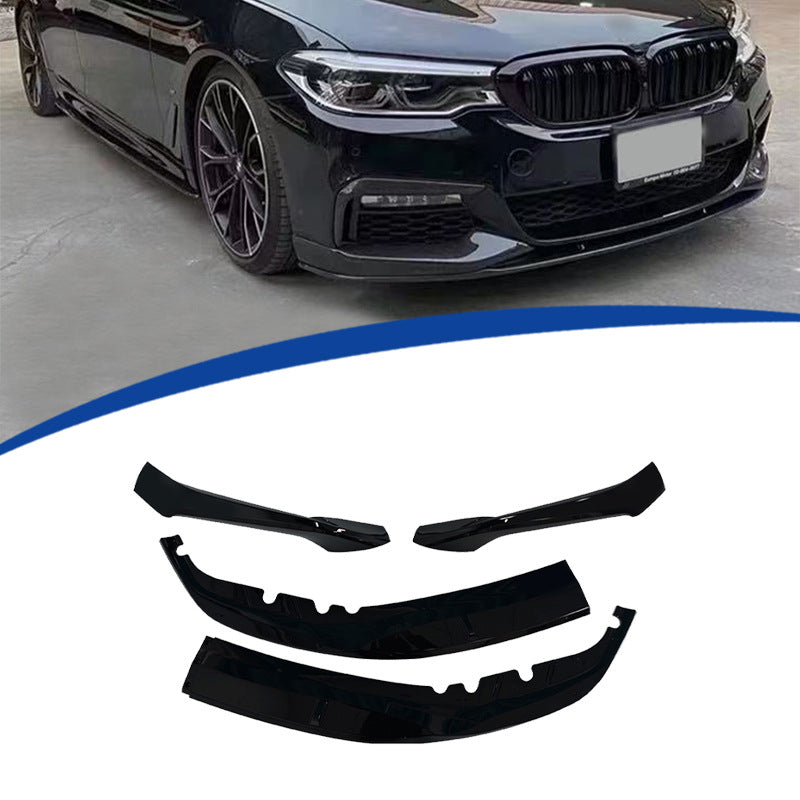 Sport 4-Section Front Lip Spoiler for BMW 5 Series G30 (2017 - 2020)