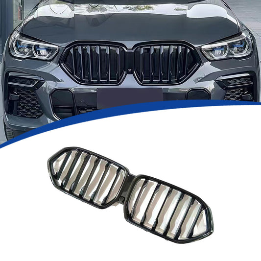 G06 Pre-LCI Grill Glossy Black Single-Slat Grille for BMW X6