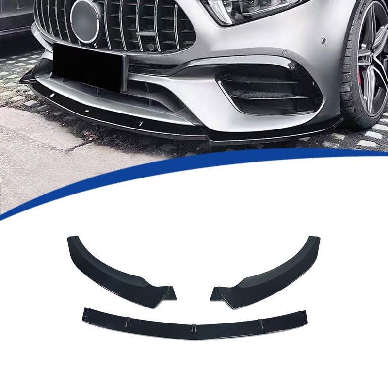 3-Section Front Lip Spoiler for Mercedes-Benz A-Class W177 (2019 - 2023)